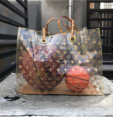 louis vuitton colorful shopping bag|Louis Vuitton clear monogram bag.